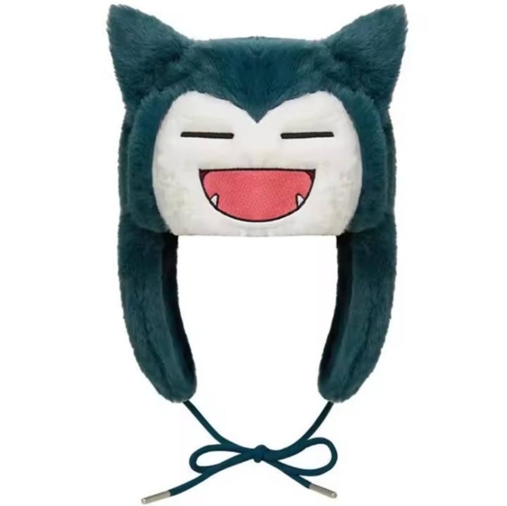 Snorlax Plush Earflap Hat